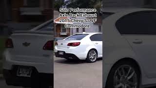 Solo Performance Axle Back Exhaust 2015 Chevy SS VF Commodore Fly By Sound [upl. by Trellas121]