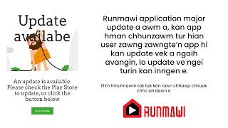 Runmawi Application Update thar [upl. by Holms]