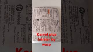 Karvol plus Inhalar by wasp nose [upl. by Otineb35]