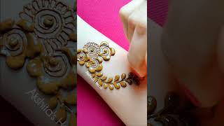 Stylish Front Hand Mehndi Design shorts mehndi henna mehndidesign mehandi [upl. by Hilliary]