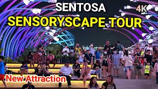 New Attraction on Sentosa Island  Sentosa Sensoryscape  Sentosa Island Singapore [upl. by Joed]