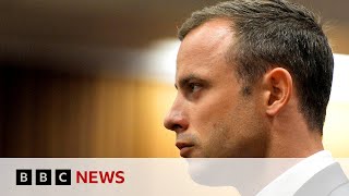 Oscar Pistorius makes new parole bid 10 years after murdering Reeva Steenkamp  BBC News [upl. by Ardnasil264]