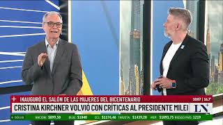 Cristina Kirchner volvió con críticas a Milei el pase entre Antonio Laje y Luis Novaresio [upl. by Chicoine186]