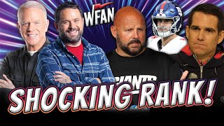 Giants Shocking NFL Roster Ranking Reaction [upl. by Ahsiakal]