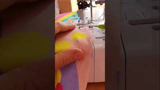 How to End your Stitching on a Coverstitch Machine Sewing Machine Help Brother 3550 Coverstitch Help [upl. by Flann]