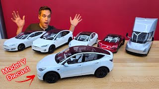 Tesla Model Y Diecast Unboxing FINALLY [upl. by Oeht]