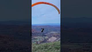 Paraglider Takeoff  West Rutland  Vermont [upl. by Dunn]