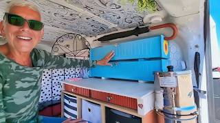 Budget Van Life Brilliance Unbelievably Cheap and Creative Ideas in this TINY DIY Van Build [upl. by Rayford201]