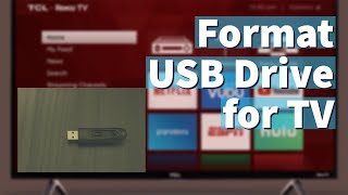 How to Format USB Drive for your TV [upl. by Nadab]