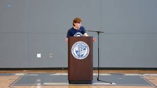 Bellarmine Preparatory School Brayden Pugh B25 Speech [upl. by Prendergast802]