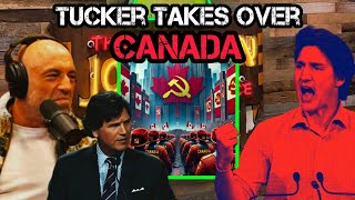 Joe Rogan and Tucker Carlson Call For The LIBERATION of Canada [upl. by Angell]