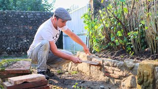 Building a Stone Planter in our Front Garden 98 [upl. by Shields]