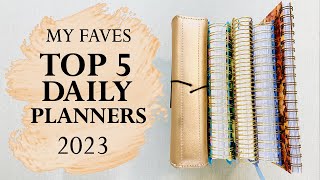 MY TOP 5 DAILY PLANNERS  2023 [upl. by Whalen]