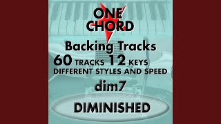 Gb dim7 Backing Track for Practice the Diminished Chord [upl. by Dorran]