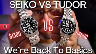 Seiko SPB453 VS Tudor Black Bay 41 Monochrome The Ultimate Monochromatic Diver Face Off [upl. by Oiralednac]