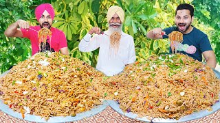 NOODLES  Veg Hakka Noodles Recipe in Village style  Chinese Cuisine  Traditional Village Cooking [upl. by Mullen]