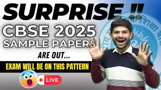 🔊CBSE Sample Paper Released 10th and 12th  Session 202425  Live Discussion With Digraj Sir [upl. by Mulligan187]