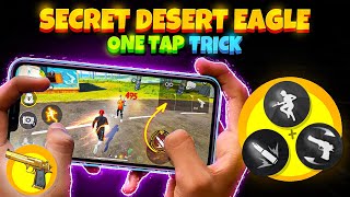 Revealing Desert Eagle Secret One Tap Trick 🔥 100 Accurate  Desert Eagle Headshot Setting 👽 [upl. by Nojel]