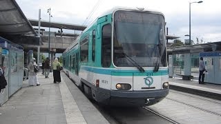 Paris Alsthom TFS  Gennevilliers Tramway T1 RATP [upl. by Christenson]