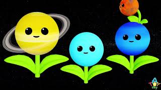 Planets for Babies 🪐🌎🔴  Planets Mercury Venus Earth Mars Jupiter Saturn Uranus Neptune [upl. by Kimber]