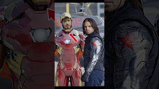 IronMan Suit Attack Cap Bucky Reflexes Tony combat hidden things shorts actionweb [upl. by Zandt]