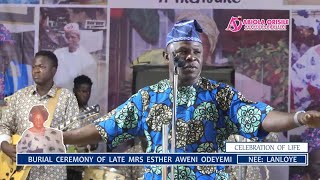 WASIU HARUNA ISHOLA GRAND PERFORMANCE AT LATE MRS ESTHER AWENI ODEYEMI BURIAL CEREMONY [upl. by Spratt]