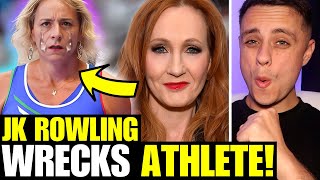 JK Rowling WRECKS First TRANS Paralympian For TAKING Places From WOMEN In Paris [upl. by Jennee640]