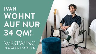 Kleine Wohnung einrichten  Ideen für eine schöne 1 Zimmer Wohnung  Roomtour [upl. by Mcgrody]