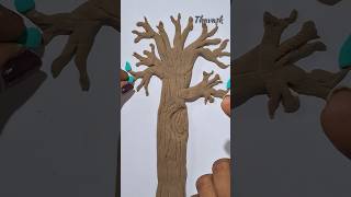 Lets make a tree 🌳 polymerclay handmade clayart art [upl. by Aciram630]