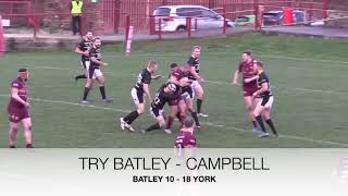 Batley Bulldogs V York City Knights Yorkshire Cup Highlights 130119 [upl. by Antonetta]