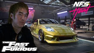 Morimotos 350z from Fast and The Furious Tokyo Drift On NFS Heat  Incredible Build [upl. by Okihcas]