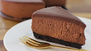 NoBake Chocolate Cheesecake Recipe Without Gelatin [upl. by Sigvard219]