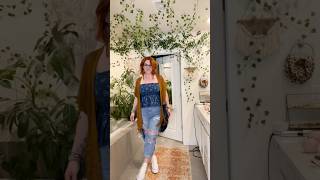 Ripped baggy jeans are my fav outfitinspo midsizefashion tattoos redhead westernboho fall2024 [upl. by Burt]