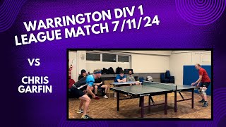 Neil Myatt vs Chris Garfin  Warrington Div 1 League Match  71124 [upl. by Jurdi]