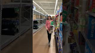 Empty shelves ⚠️Panic Buying Begins walmart emptyshelves panicbuying [upl. by Jelene]