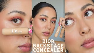 Trying the Dior Backstage Concealer ♡ for Dark Circles amp Fine Lines  tiffbytiffany [upl. by Adnot]