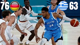 Germany vs Greece Germanys Historic Win Reaching Olympic Semi Finals [upl. by Nueoht215]