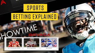 SPORTS BETTING EXPLAINED BOVADA STEP BY STEP 2021 [upl. by Frey]