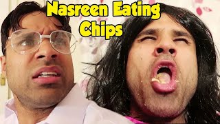 Nasreen Eating Chips  Rahim Pardesi  Desi Tv Entertainment  ST1R [upl. by Salim714]