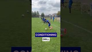 ⚽️ Conditioning Drill ⚽️ sports shorts [upl. by Hedy633]