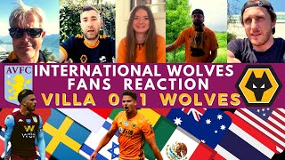 Wolves Fans around the World dreaming of Champions League after pushing Villa closer to the GAP door [upl. by Luebke]