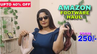 AMAZON FOOTWEAR HAUL MALAYALAM 👠  shoes sandals bellies etc [upl. by Idnak]