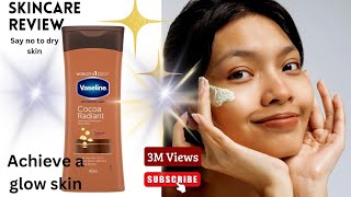 SKIN CARE REVIEWa review on Vaseline intensive care cocoa radianta must have [upl. by Kablesh]