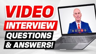 VIDEO INTERVIEWS How to PASS an ONLINE VIDEO INTERVIEW Questions Answers amp TOP TIPS for SUCCESS [upl. by Derrej]