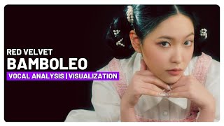 Red Velvet  BAMBOLEO  Vocal Analysis Visualization [upl. by Asilak853]