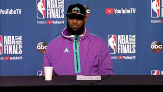 LeBron James Postgame interview  NBA Finals Game 3 [upl. by Netnert10]