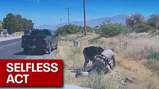 Sheriff looking for person who helped Nevada deputy [upl. by Allsun35]