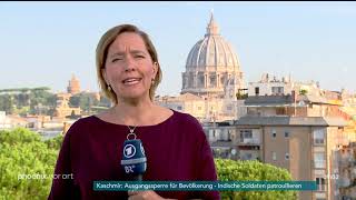 ARDKorrespondentin Ellen Trapp zur Regierungskrise und möglichen Neuwahlen in Italien am 090819 [upl. by Haggi]