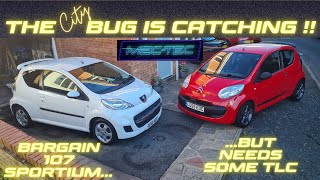 BARGAIN Peugeot 107 Sportium City bug with some ISSUES LETS FIX IT [upl. by Aernda]