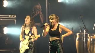 Haim amp Taylor Swift  Gasoline amp Love Story  The O2 Thursday July 21st 2022 [upl. by Noreh882]